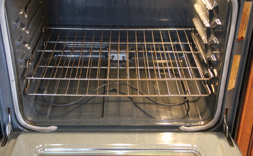 Maintaining a clean oven.