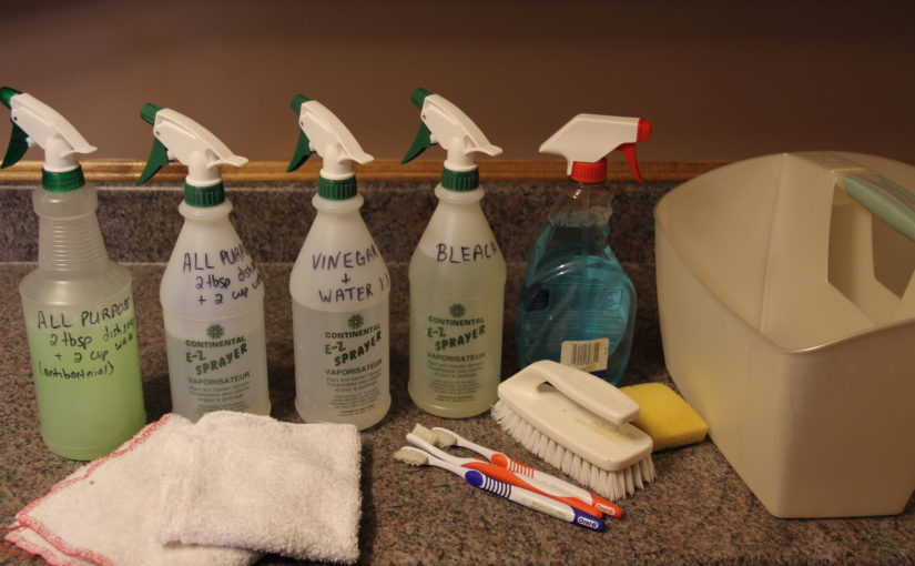 Cleaning Supplies Kit Essentials